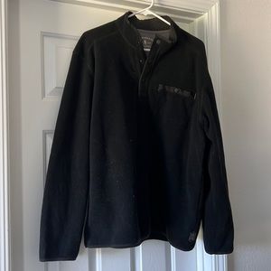 G.H. bass and Co. Long sleeve Men’s 1/4 button fleece pullover